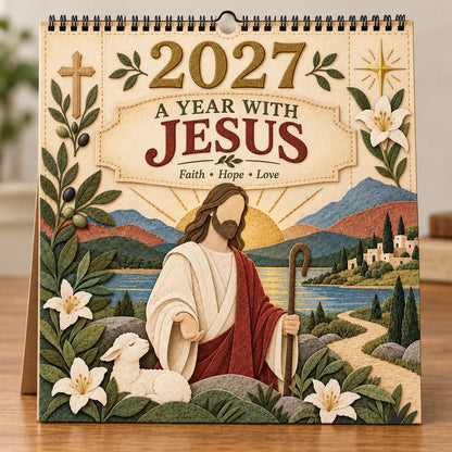 ✝️ 2027 Walking With Jesus Wall Calendar