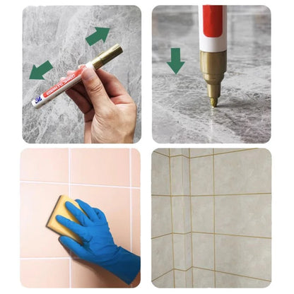 ⏰Last day!!!🔥Buy 1 Get 1 Free🔥Anti-Mould & Waterproof Joint Pen for Ceramic Tiles