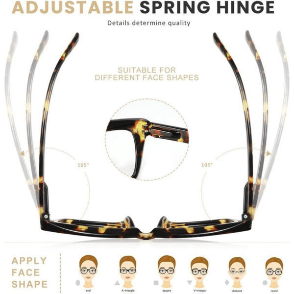 🔥Hot Sale 70% Off ✨👓3 Pack Tortoiseshell Reading Glasses