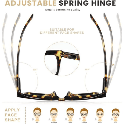 🔥Hot Sale 70% Off ✨👓3 Pack Tortoiseshell Reading Glasses