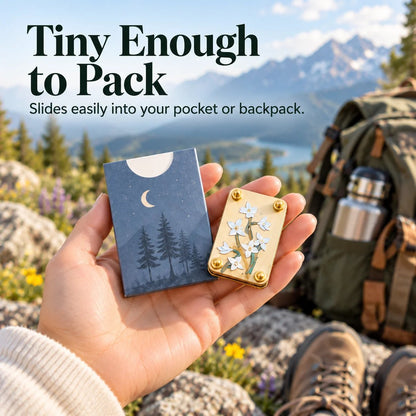 🌸 Mini Portable Flower Press | Pocket-Sized Botanical Press for Small Blooms, Petals & Keepsake Crafts 🌿