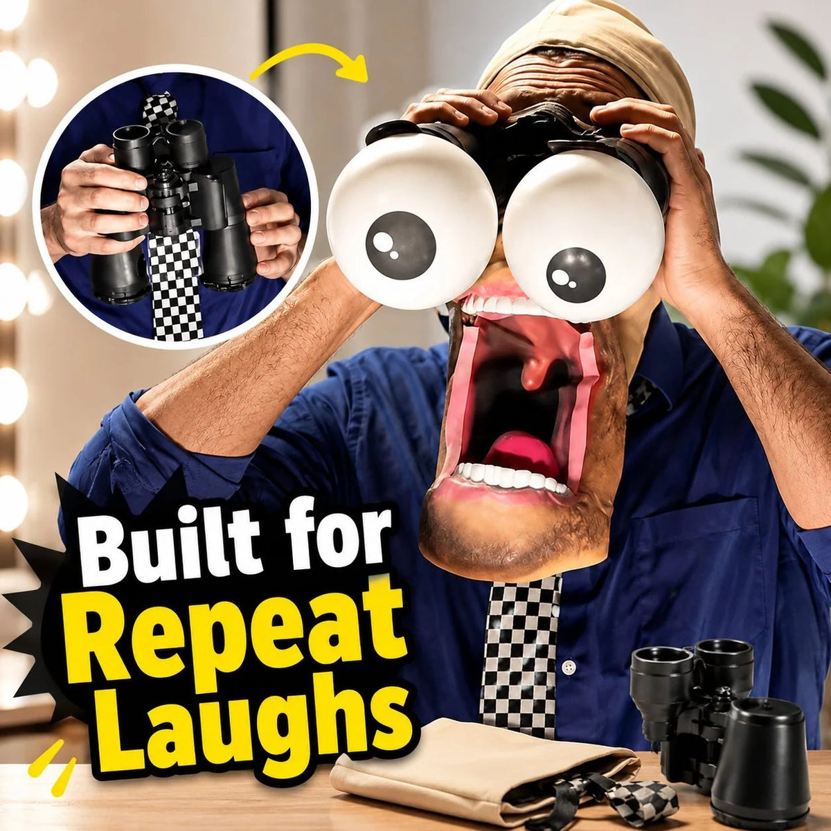💯🤪Epic Jump-Scare & Party Icebreaker Mask🚀