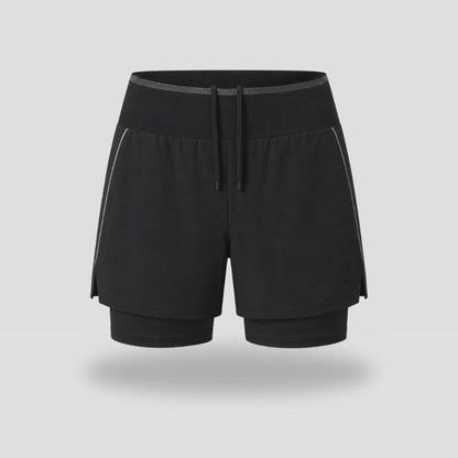 Marathon Pro Shorts — Front Mesh Storage Belt · Right Inner Liner Phone Pocket · Rear Zip Pocket · Anti-Chafe Liner