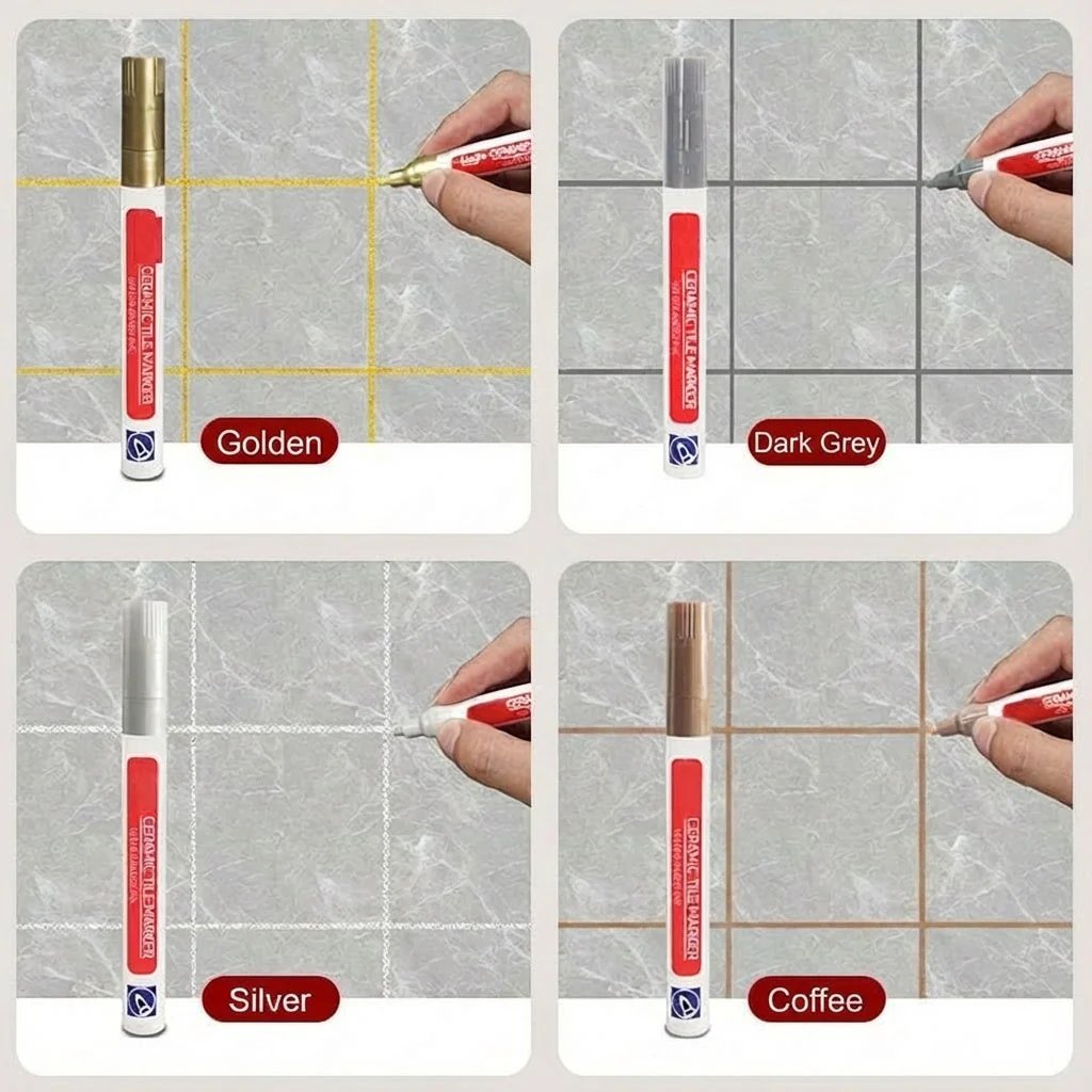 ⏰Last day!!!🔥Buy 1 Get 1 Free🔥Anti-Mould & Waterproof Joint Pen for Ceramic Tiles