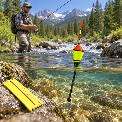 Auto Hookset Trigger Bite-Activated Automatic Fishing Float for Freshwater Angling, Beginner Fishing & Outdoor Bank Fishing
