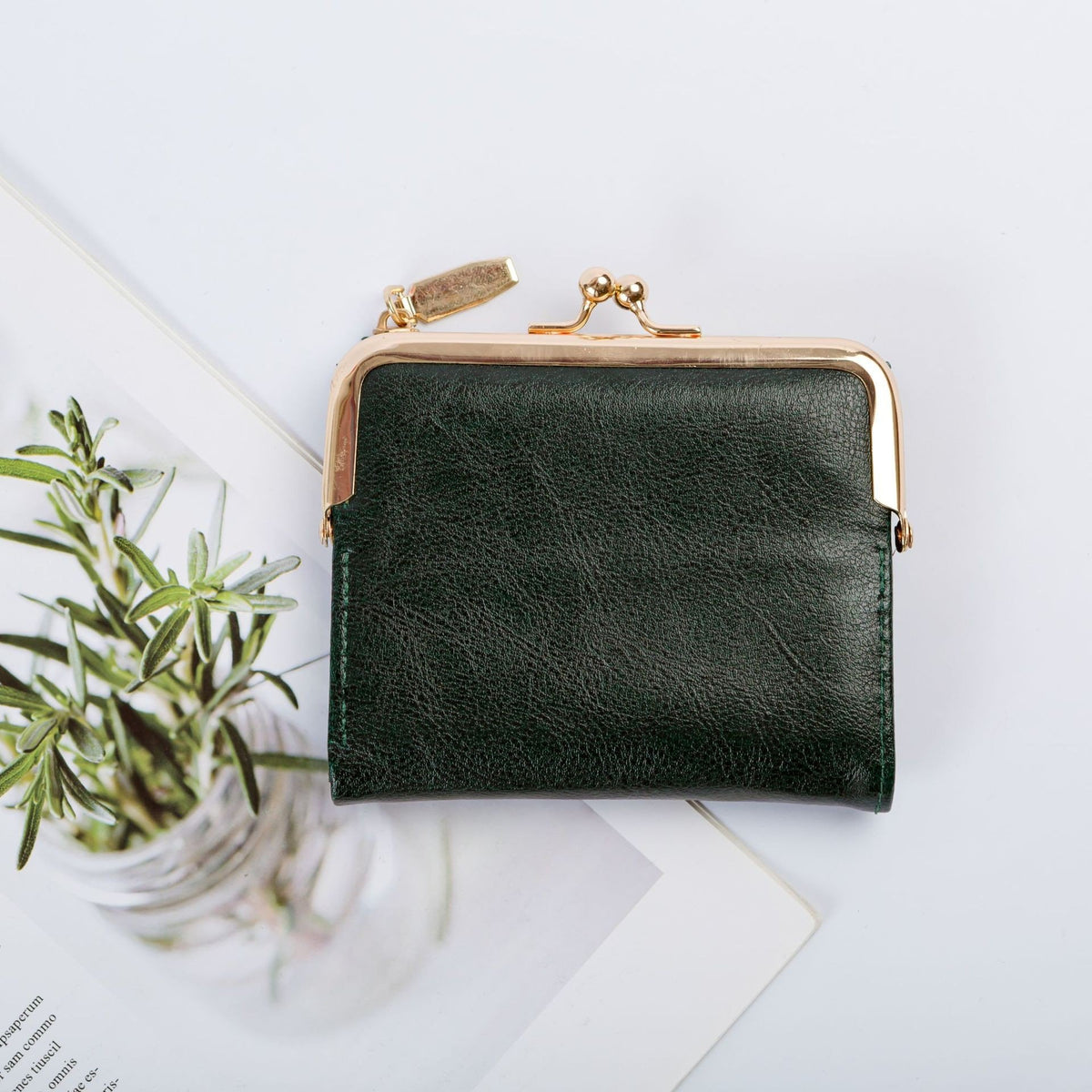 Women's Fashionable Solid Color Kiss Lock Wallet, Casual Versatile Coin Purse for Daily Used, Trendy All-match & Exquisite Wallet for Birthday Gift，Suitable for Thanksgiving, Christmas, and men's gift giving