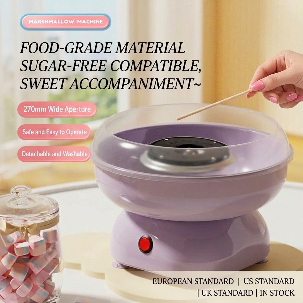 🔥 Limited-Time New Arrival Offer: 🍬 Cotton Candy Maker — A perfect Christmas gift and toy for kids! Make fluffy, soft cotton candy right at home!