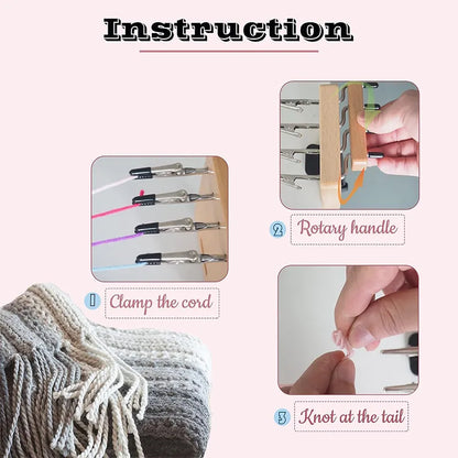 🧵Fringe Twister – Fast & Easy Tassel Twisting Tool
