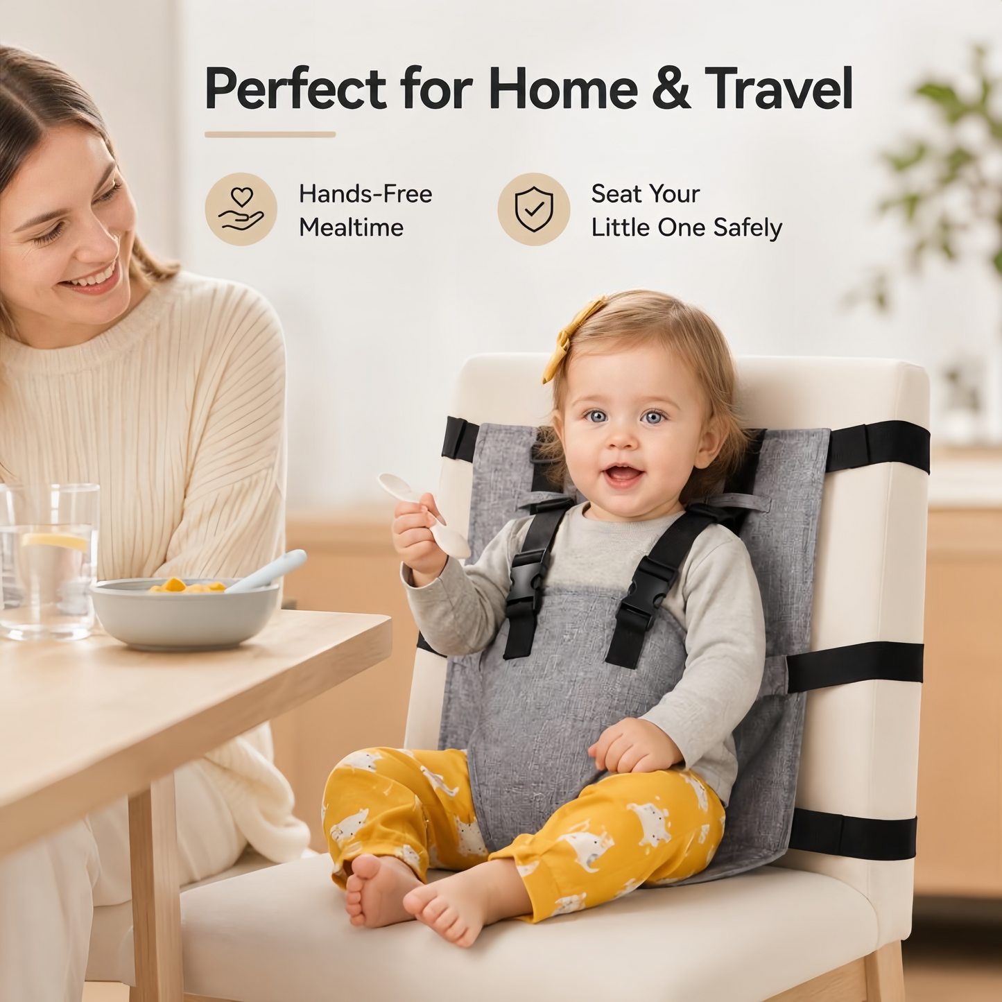 Portable Baby Seat Harness for Dining Chairs