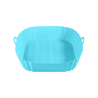 Reusable Air Fryer Silicone Liner 🍟 – 8' Nonstick Cooking Basket Insert
