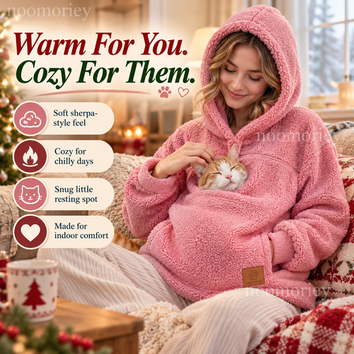 🐾 CozyPouch Pet Cuddle Hoodie