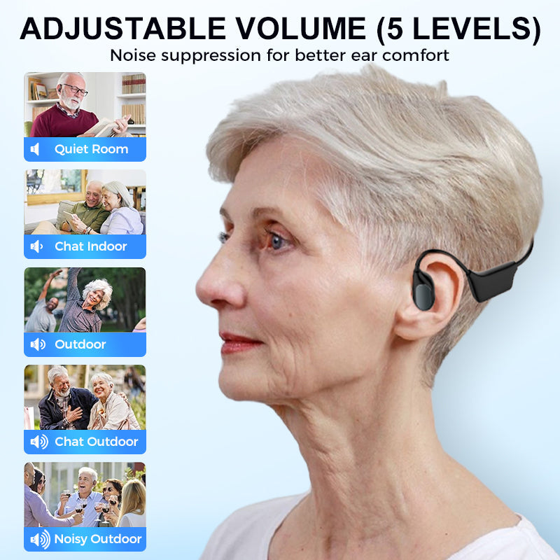 2-in-1 Smart Bone Conduction Hearing Earphones