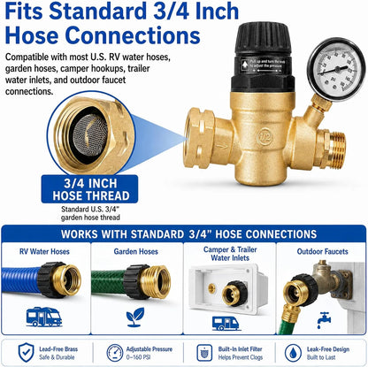 🚐 RV Water Pressure Regulator