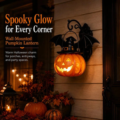 🎉🎃Halloween Early Bird Special Sale 50% OFF🎃 Bat Hat Pumpkin Wall Lamp 🦇