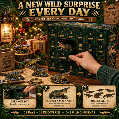 🐊 24 Days. 24 Wild Discoveries-CROCODILE WORLD