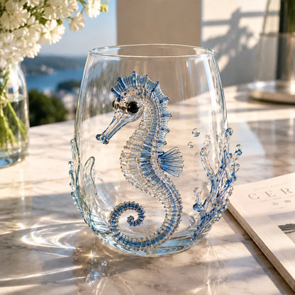 🌊Artisanal Blue Ringed Octopus Glassware