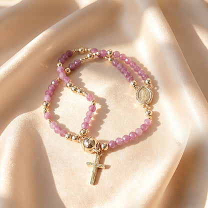 ✨Wear Your Faith Every Day ✝️🙏FaithLine Silver Rosary bracelets📿