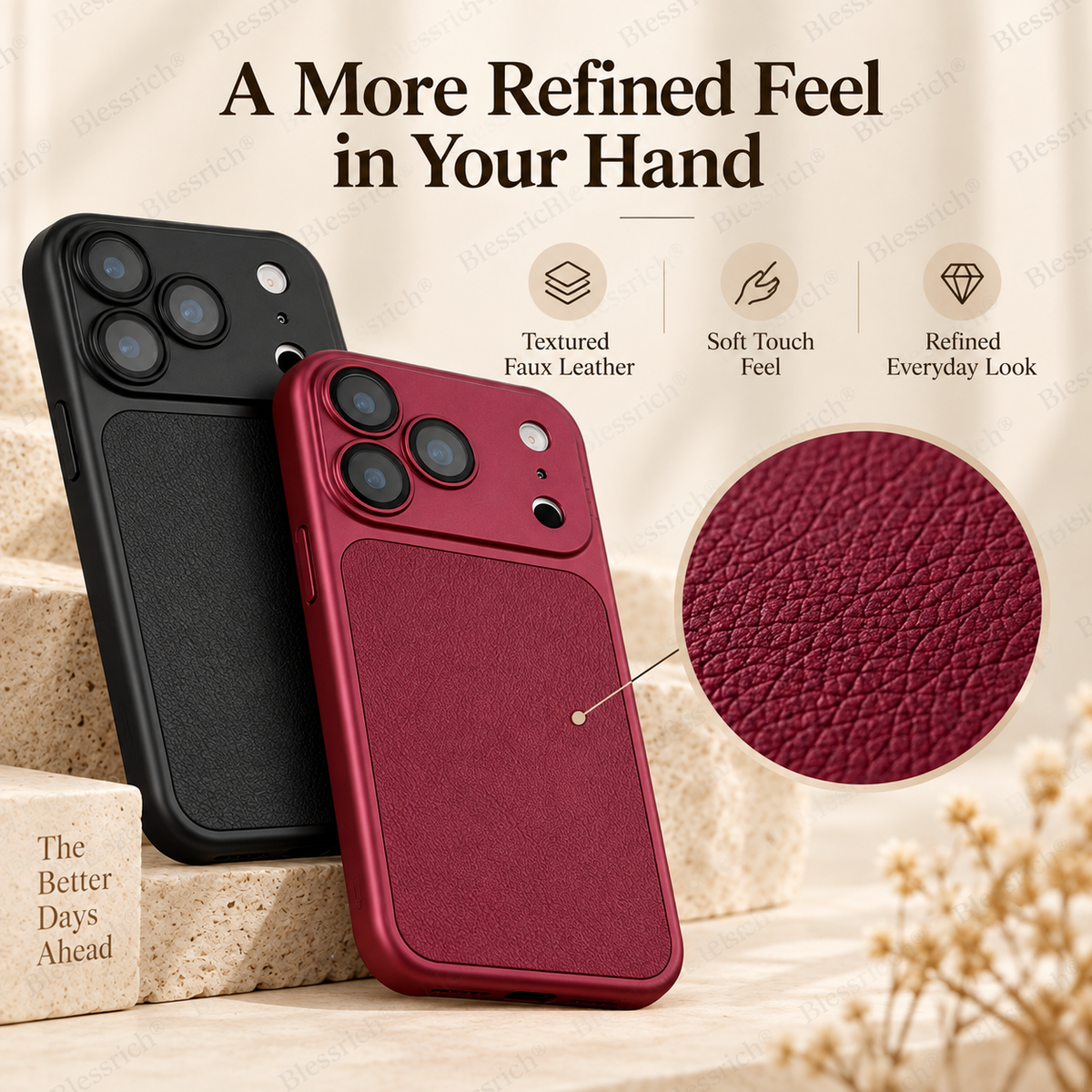 📢📢50% OFF !! ⏰ New iPhone 18-Inspired Colors! Luxe Soft Faux Leather Case 💎 | Premium Touch ✨ | Trending Now 🔥 | Limited Stock ⏰