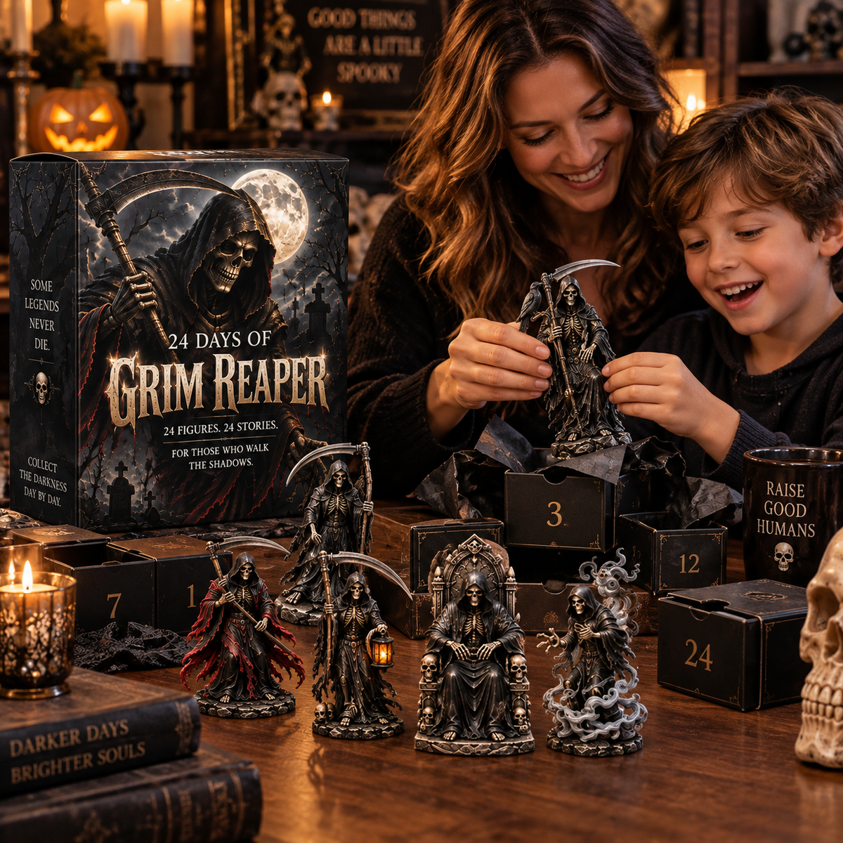 💀 24 Days of Grim Reaper – 24 Dark Legends Collector Figures