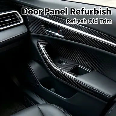 🚗 6D Gloss Carbon Fiber Vinyl Wrap – Peel, Stick & Upgrade Your Car’s Look