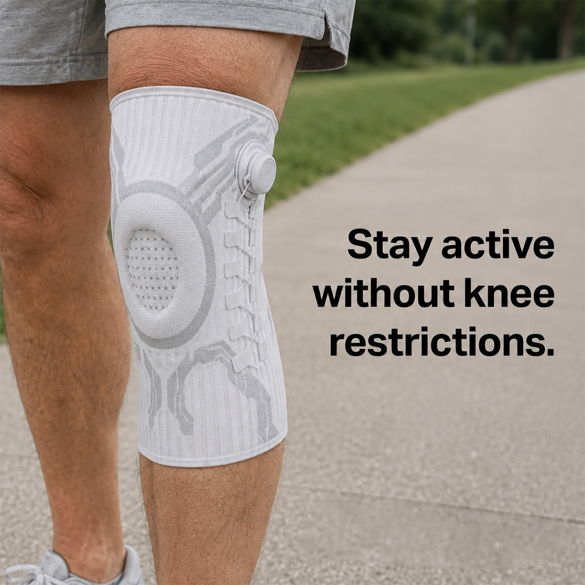🦵 Not Just a Knee Sleeve — Adjustable Support That Fits You