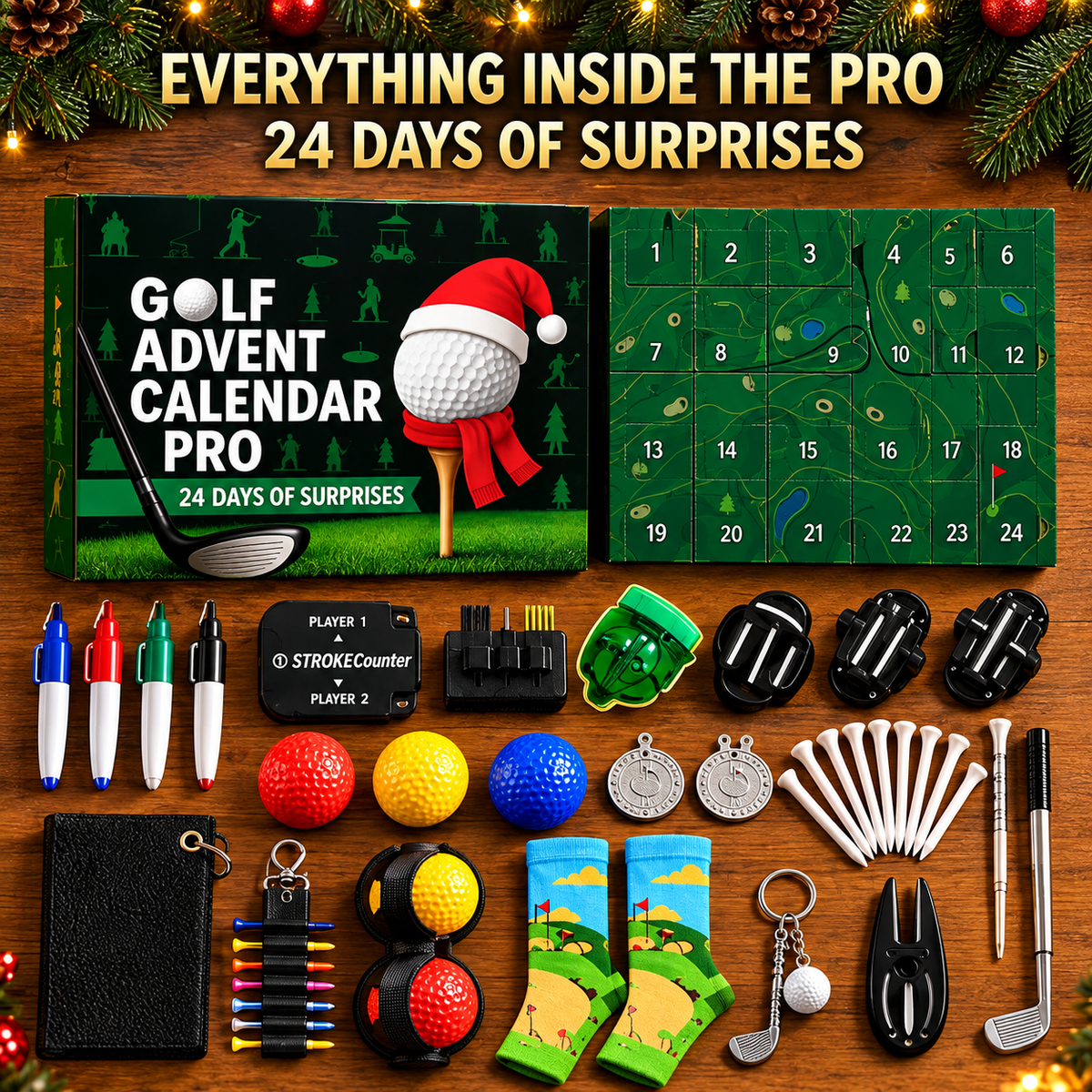 ⏰Limited Stock 49% OFF 🏌️2026 Golfer’s Countdown Advent Calendar (Pro Edition)