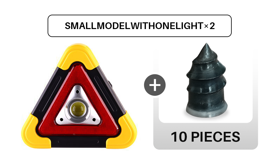 🔥3-IN-1 Solar Emergency Triangle Warning Light at the Roadside