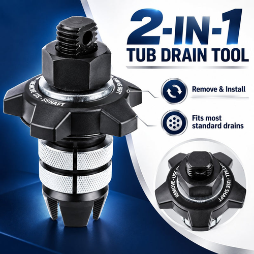 ⭐️2-In-1 Tub Drain Remover & Installation Tool