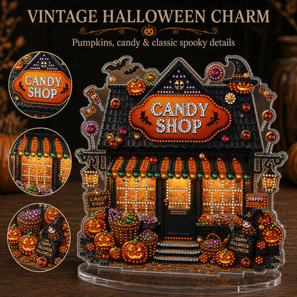 Sparkling Halloween Candy Shop Tabletop Decor Kit