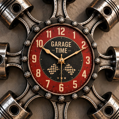Piston Garage Wall Clock(Piston Garage Wall Clock(Free Shipping✈️)