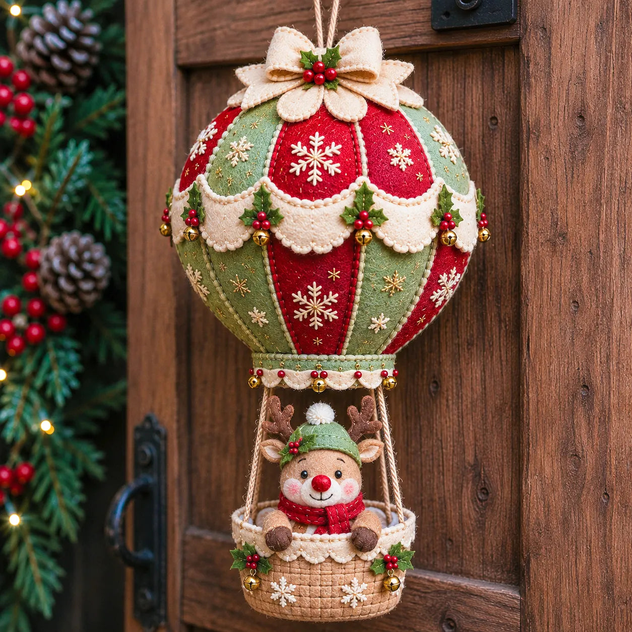 🎈 Christmas Hot Air Balloon Hanging DIY Kit
