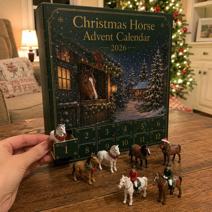 🐴 LAST DAY 49% OFF – 24 Days of Horse Friends Advent Calendar | 24 Unique Collectible Horse Figures & Equestrian Surprises for a Magical Christmas Countdown 🎄✨
