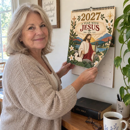 ✝️ 2027 Walking With Jesus Wall Calendar