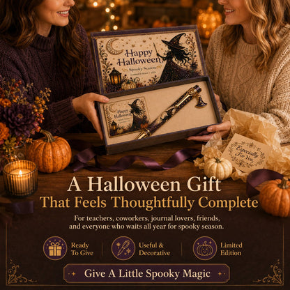 🎃🔮 Halloween Spooky Pen Gift Set