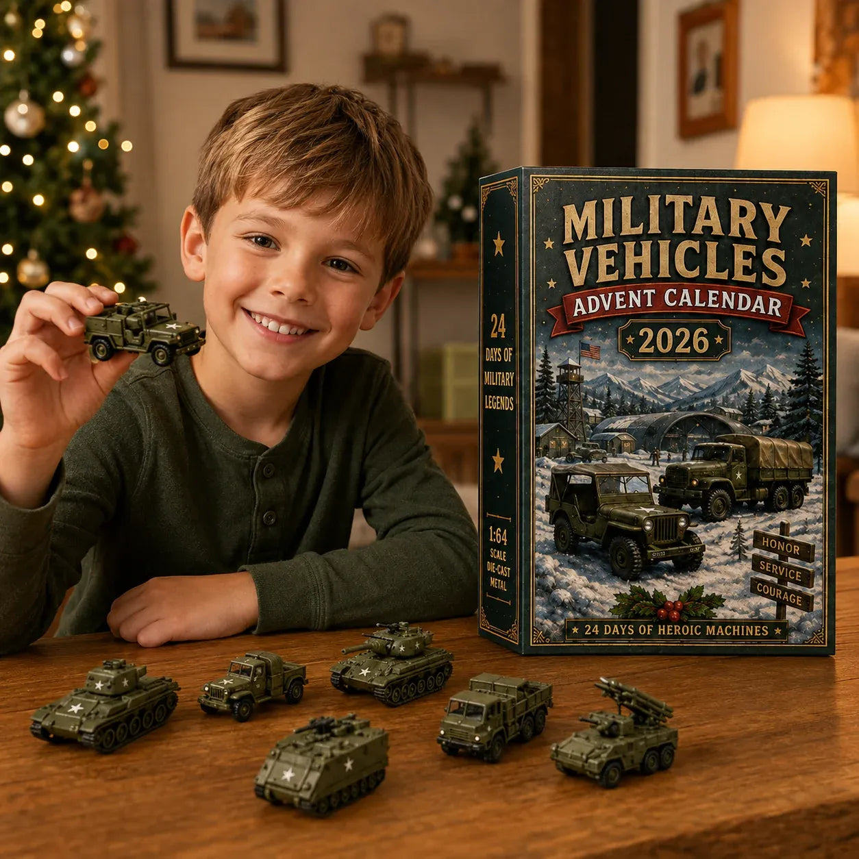 ⭐🚗 2026 Vehicle Advent Calendar Collection – 24 Days of Classic Machines, Trucks & Military Legends 🎁✨