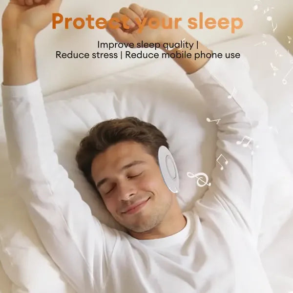 🔥🔥  S1 Ultra-Thin Bluetooth Pillow Speaker with Bluetooth 6.0 - Bone Conduction Technology