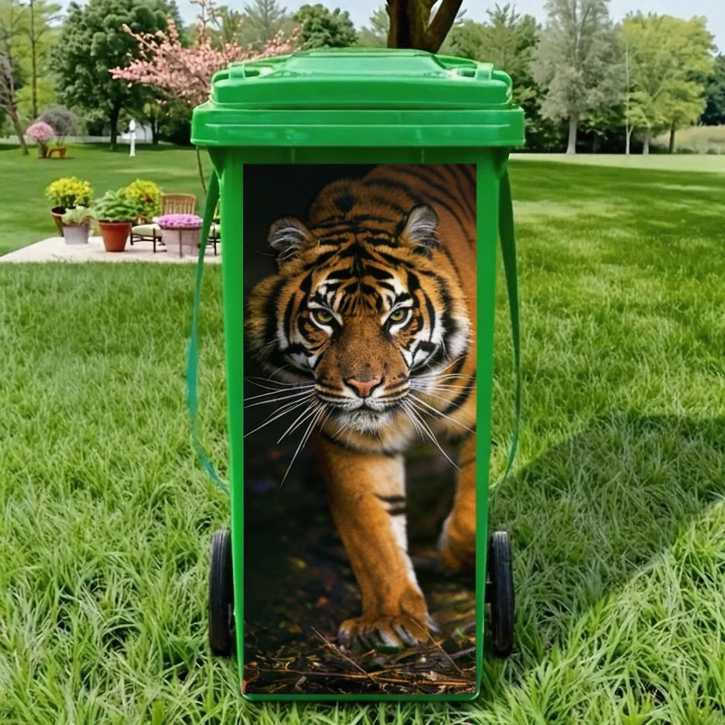Creative Trash Can Sticker with Colourful Cartoon – Flash Sale 49% OFF✨