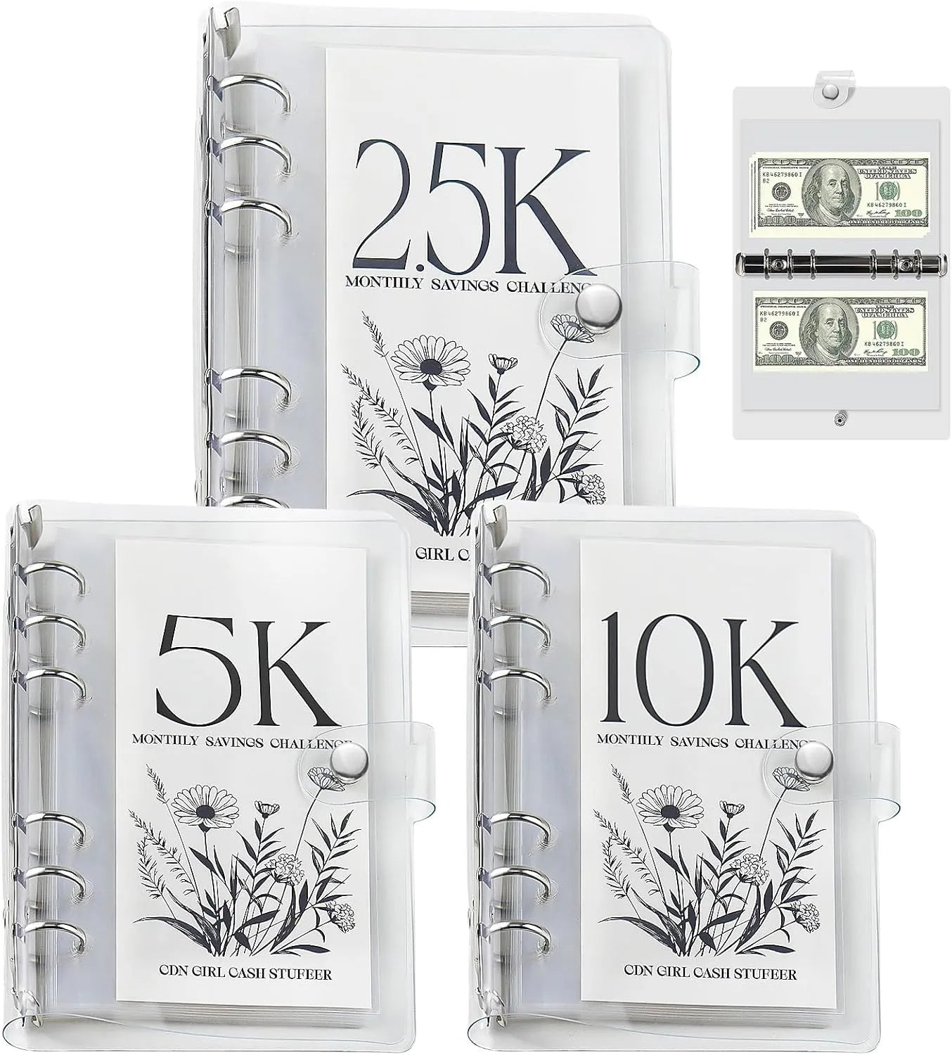 💰 12-Month Envelopes Money Saving Challenge Binder