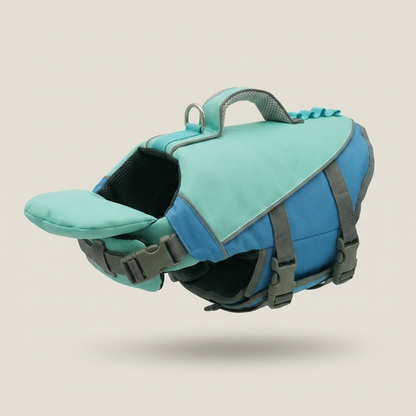 Dog Life Vest - Adjustable Flotation Support for Swimming & Boating
