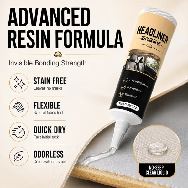 🚗 Waterproof Car Headliner Repair Glue