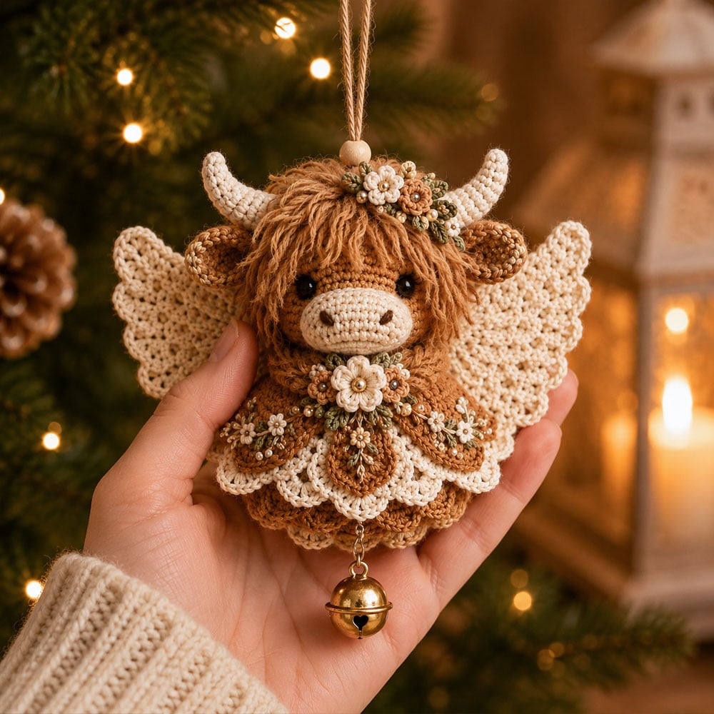 🎉🪽 Animal Angel Crochet Ornament DIY Kit