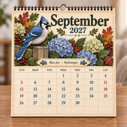 🐦 2027 Birds Of America Wall Calendar | A Year of Beautiful Birds & Nature