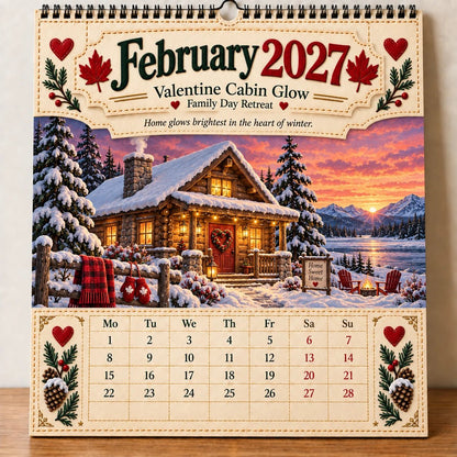💯🇨🇦🍁 2027 Canada 160th Anniversary Commemorative Wall Calendar 🍁🇨🇦