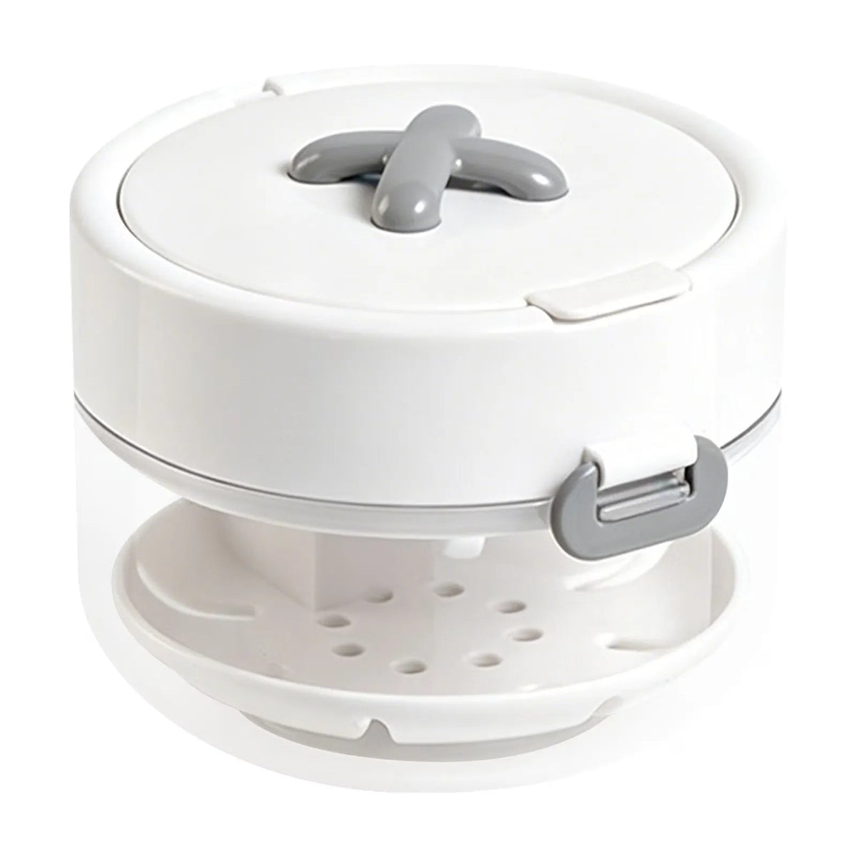 💙Clean, Drain & Store in One🔥3-in-1 Leak-Proof Retainer Cleaning Case with Mirror, Drain Tray - Travel Storage✈️