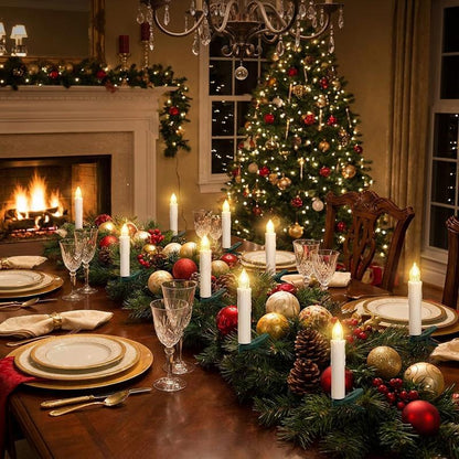 Remote-Controlled Candle Clip Lights 🕯️ – Flameless LED Decorative Set