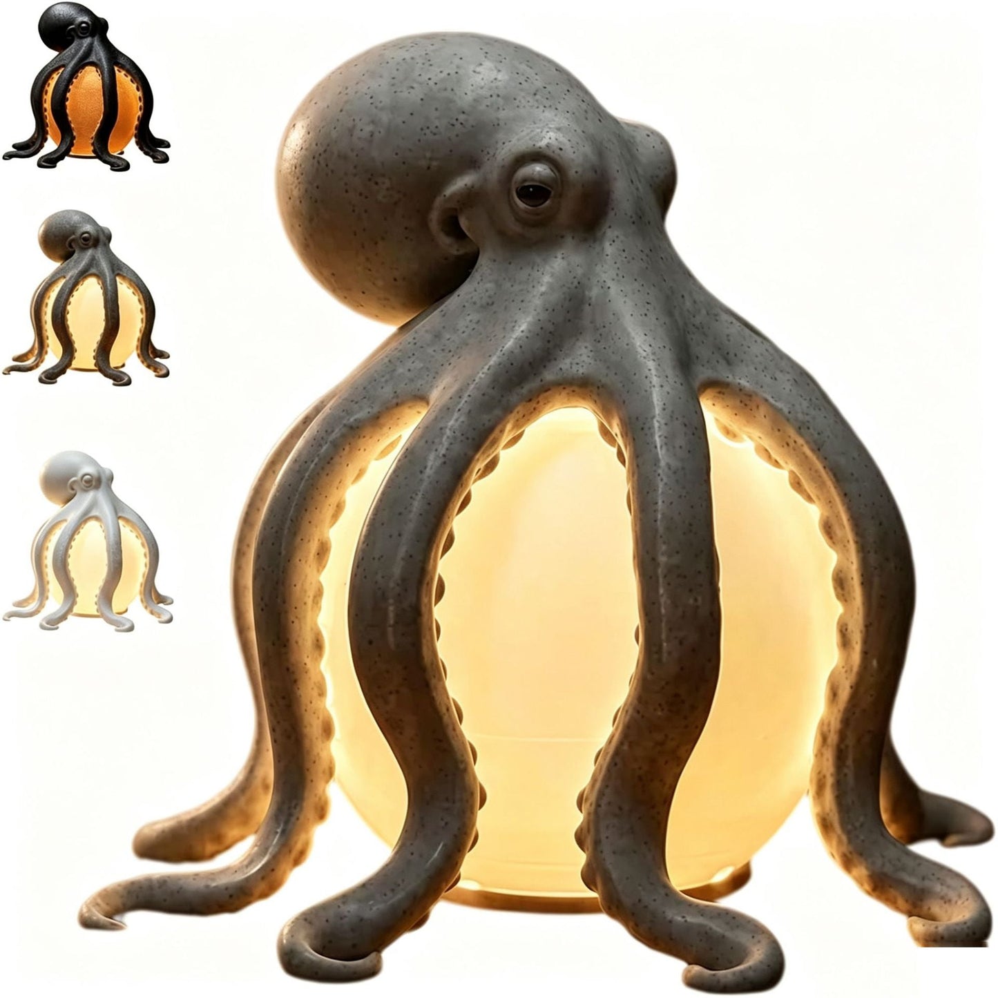 🎁🎉Only $29.99 This Week🌟🐙 Ocean Sculpture Octopus Ambient Table Lamp
