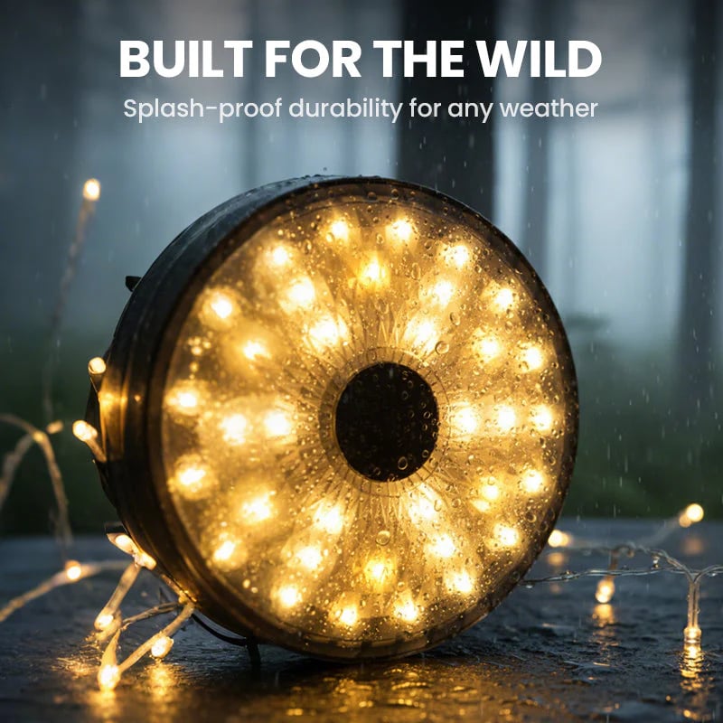 💯Solar Camping Light with 20m Light Strip