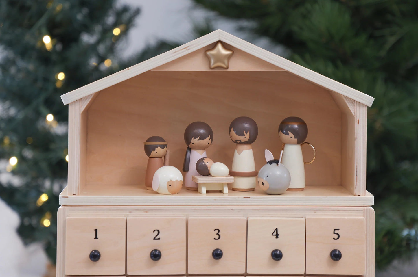 ✝ Nativity Advent Calendar 2026 – Christmas Countdown with Nativity Figures