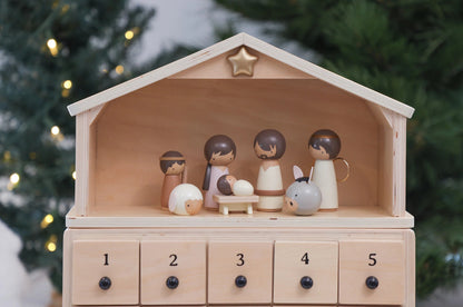 ✝ Nativity Advent Calendar 2026 – Christmas Countdown with Nativity Figures