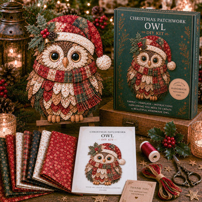 🔥LAST DAY 55% OFF - 🎄🎅Christmas Patchwork Fabric DIY Decor Kit
